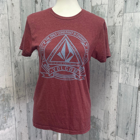 Volcom Mens Small The Only Constant is Change Short Sleeve Crew Neck Tee - Picture 1 of 4